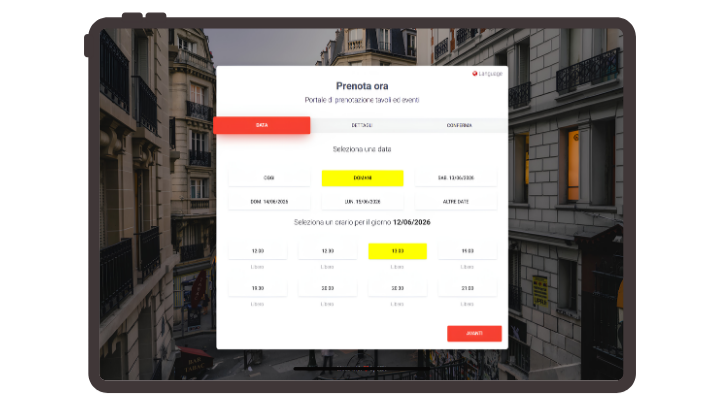 sistema booking online 2bit