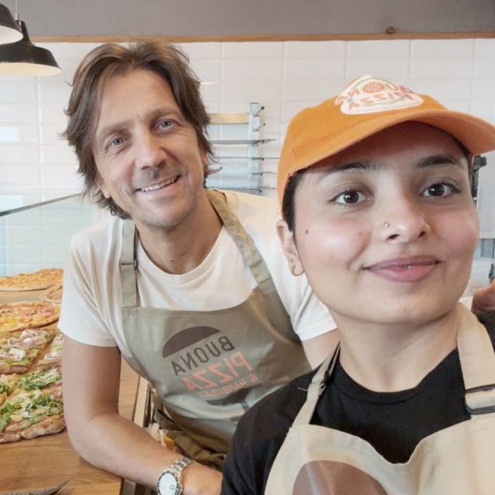 il cliente buona pizza